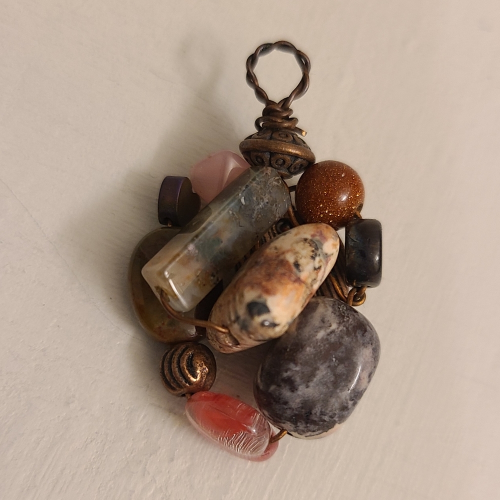 Handmade Wire Wrapped Pendant - Picture 4 of 7